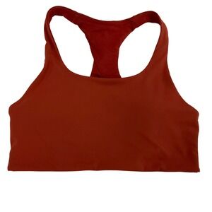 Lululemon Invigorate Cross Back Padded Sports Bra - B/C Cups Burnt Orange Size 2